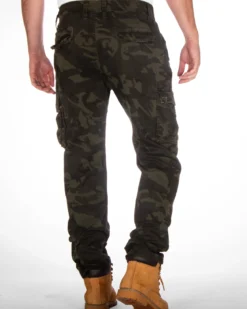Aidan reisitaskuhousut - Vihreä camo