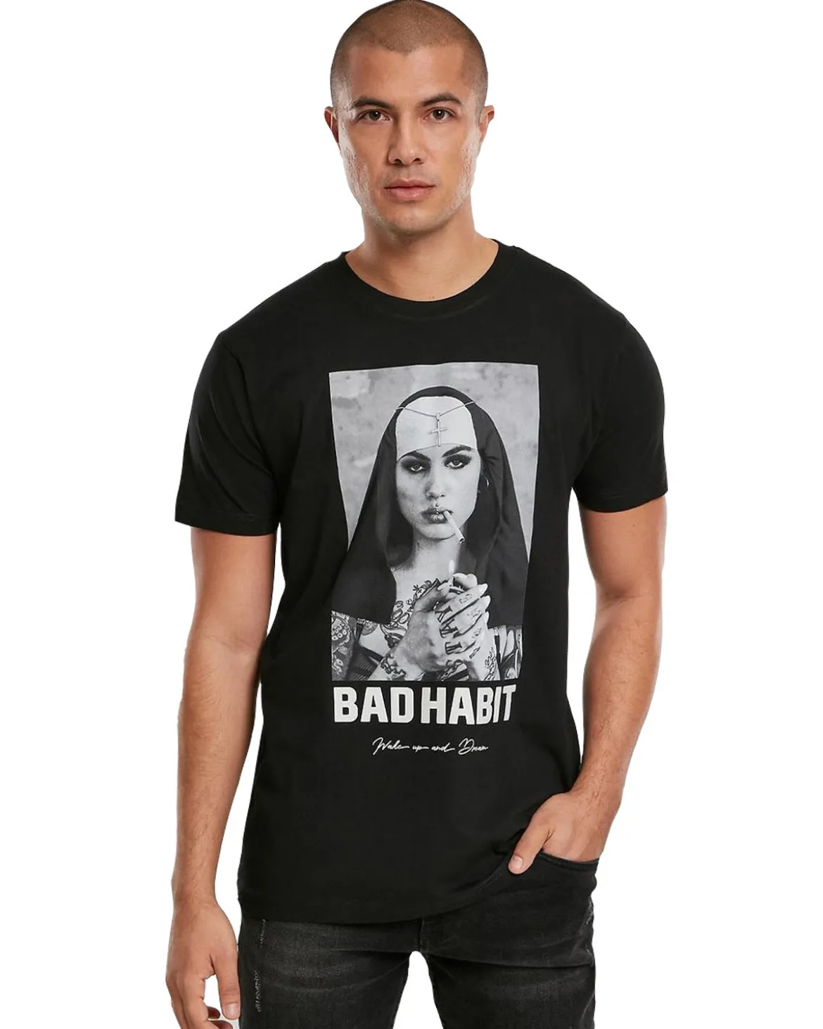 Bad habit t-paita - Musta