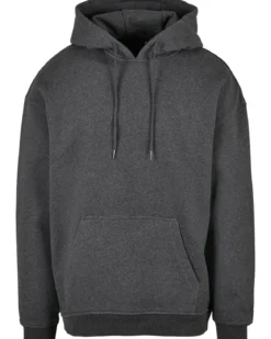Basic Oversize huppari - Tummanharmaa