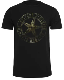 Camo star t-paita - Musta
