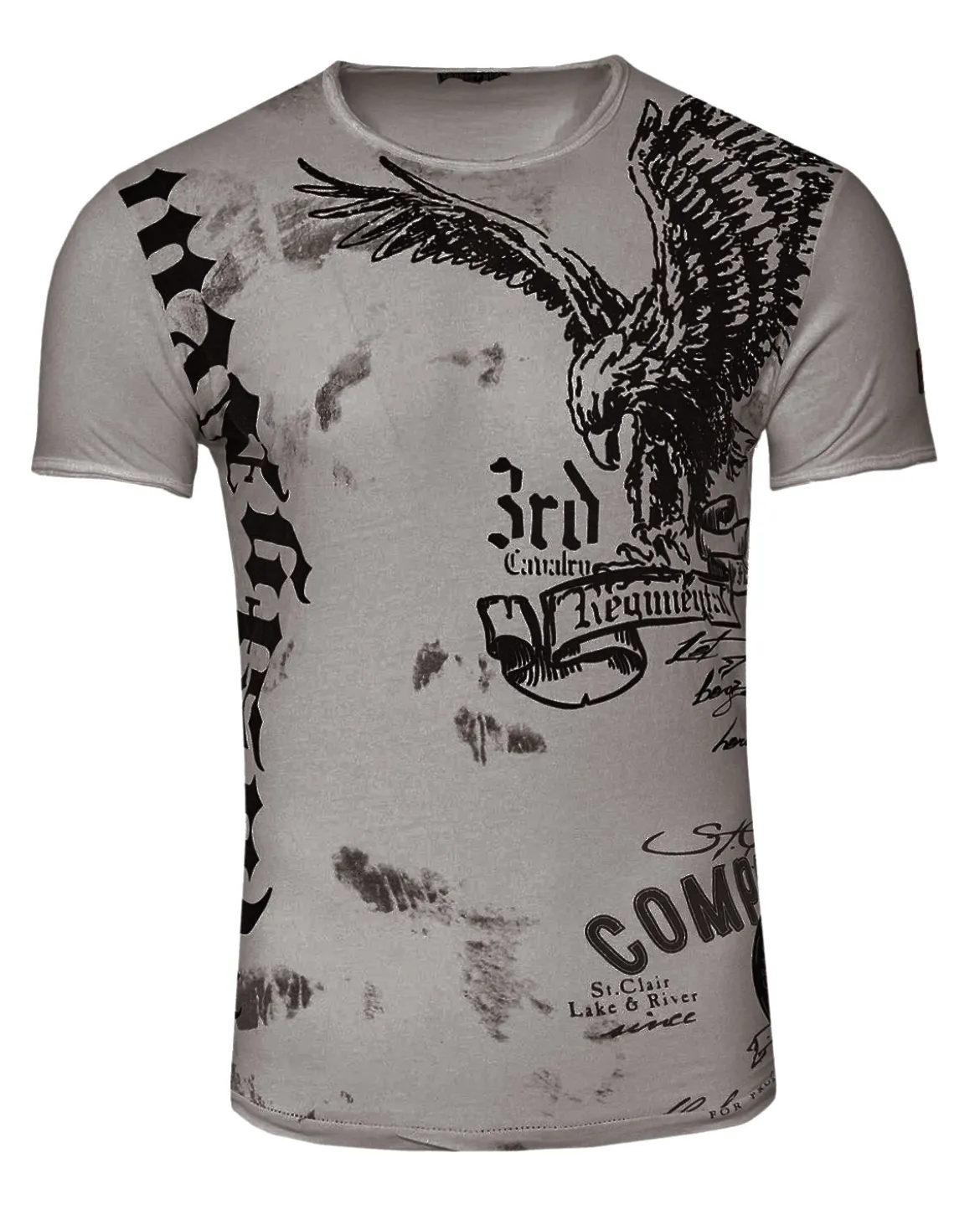 Cavalry t-paita - Tummanharmaa