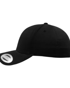 Curved classic snapback - Musta