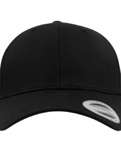 Curved classic snapback - Musta