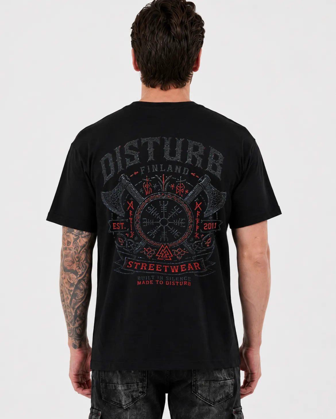 Disturb Silence t-paita - Musta