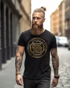 Disturb Viking t-paita - Musta