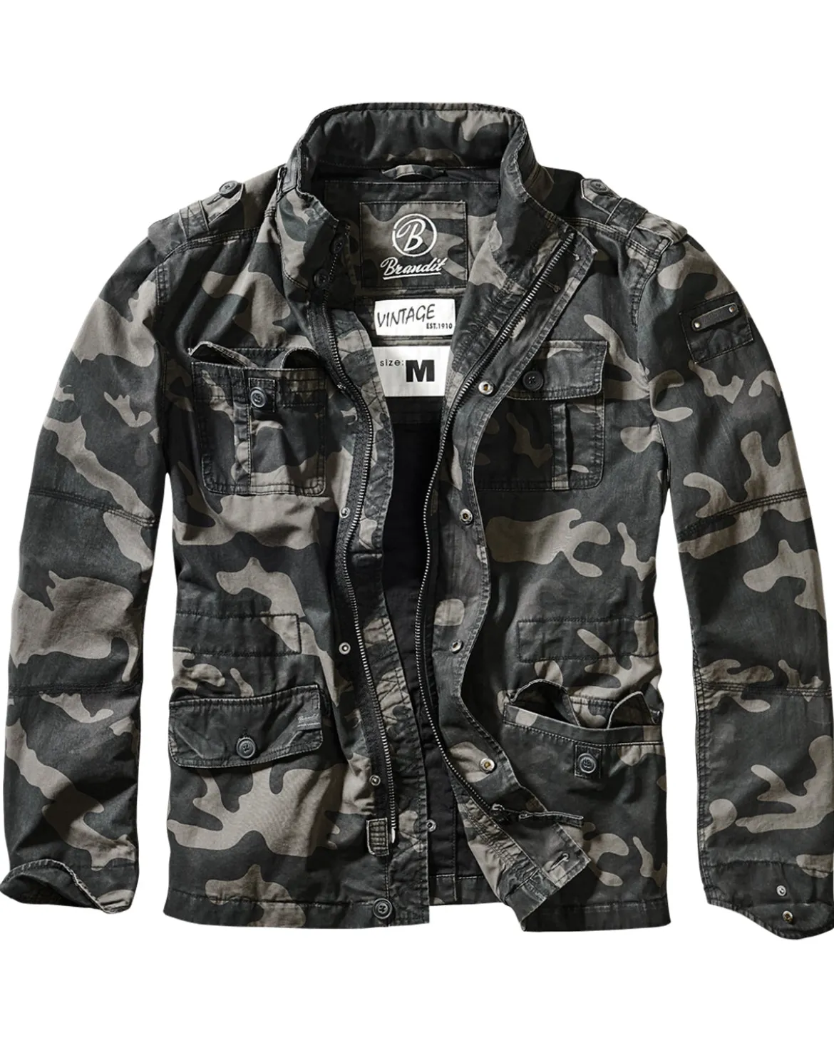 Draven välikausitakki - Tumma Camo