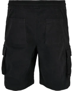Drawstring reisitaskushortsit - Musta