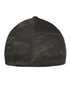Flexfit Multicamo lippis - Musta