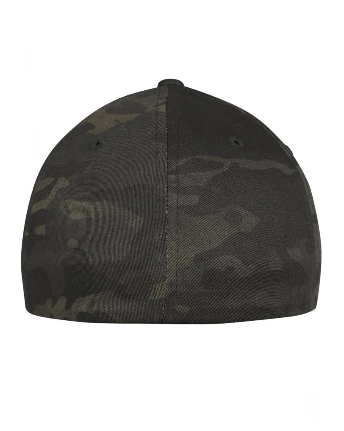 Flexfit Multicamo lippis - Musta