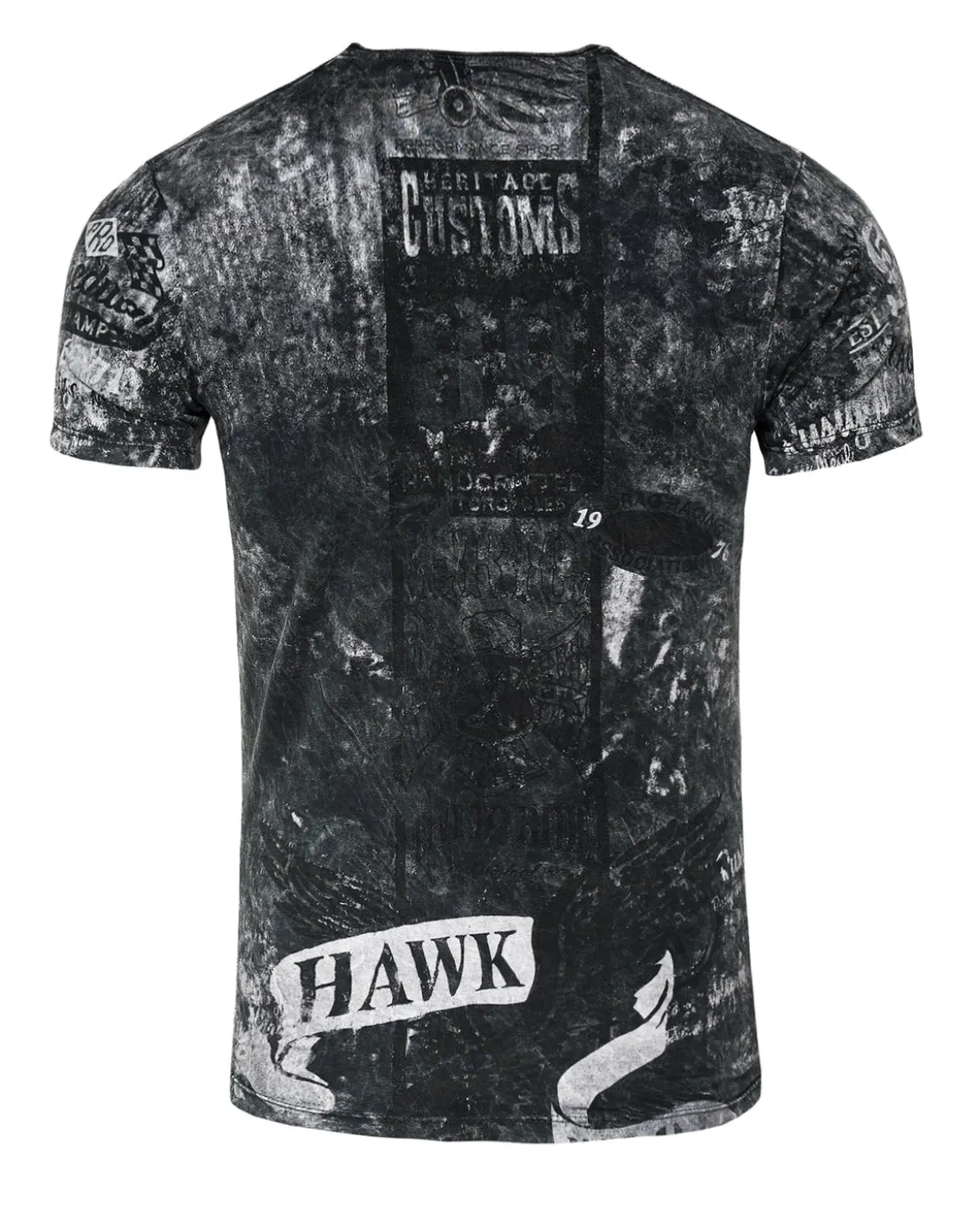 Hawk t-paita - Tummanharmaa