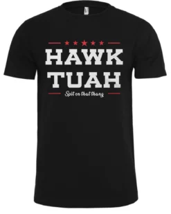 Hawk Tuah t-paita - Musta