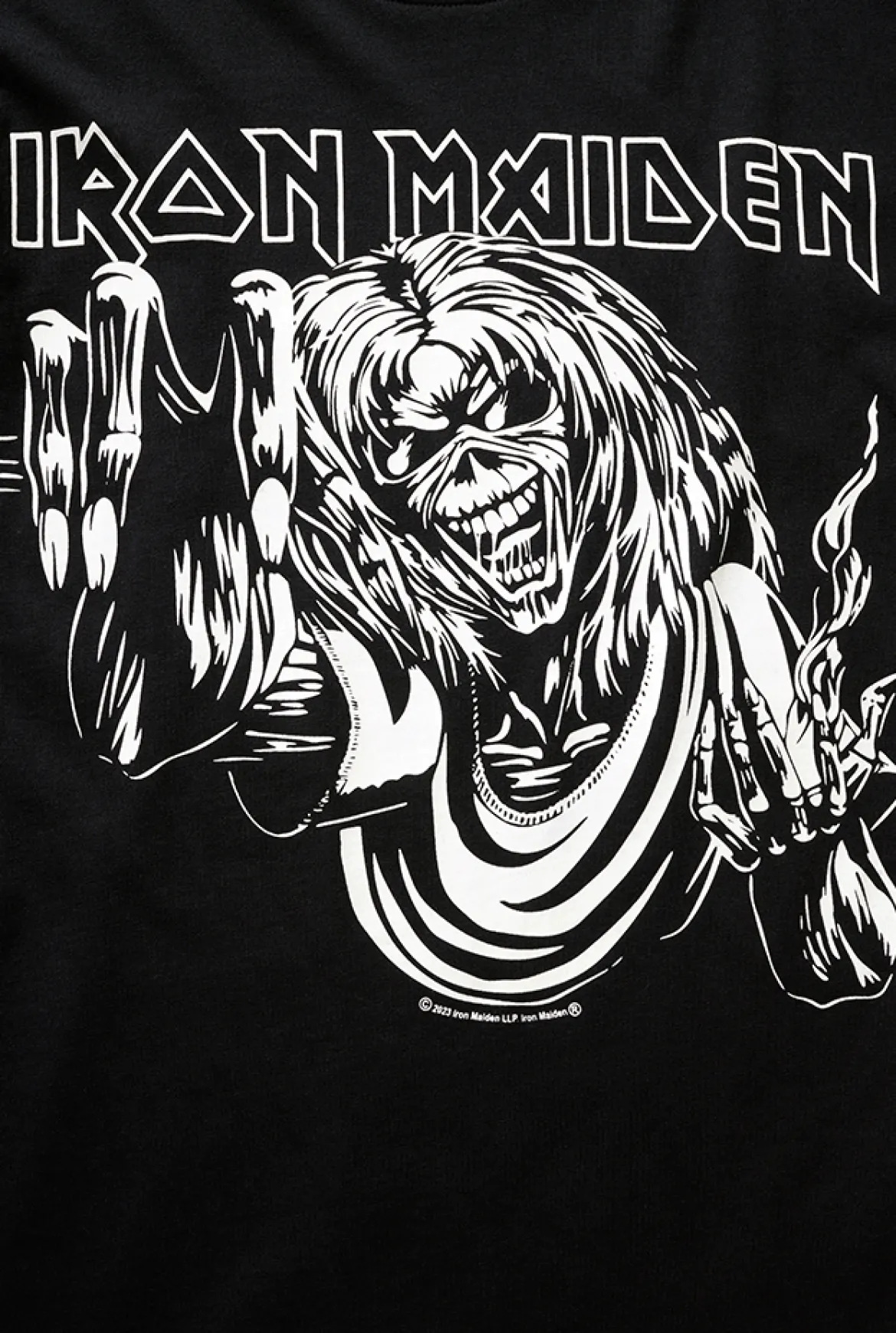 Iron Maiden Eddy Glow t-paita - Musta