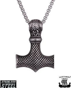 Knotwork Thorin Vasara kaulakoru - Teräs