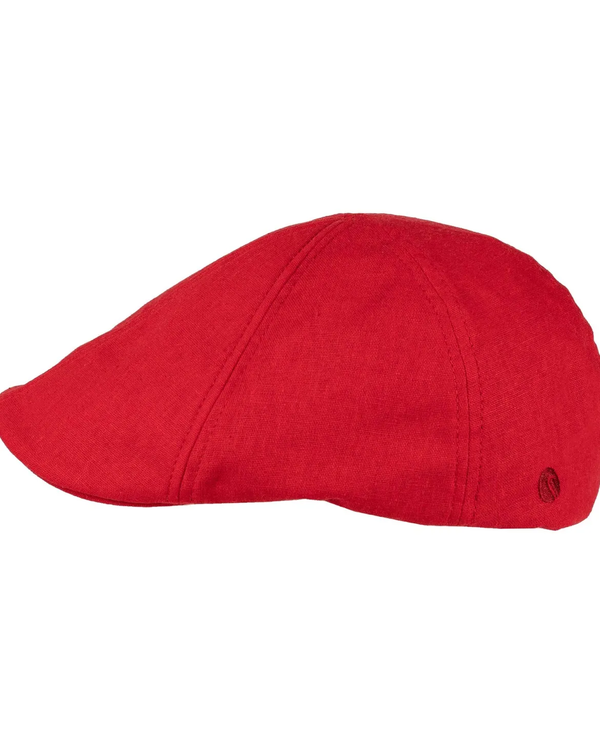 Macon 56 gen linen flat cap - Punainen