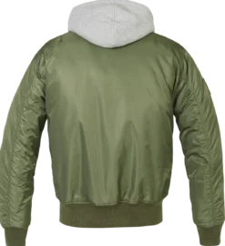 MA1 hooded bombertakki - Vihreä