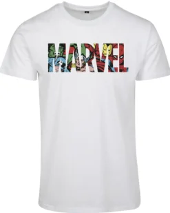 Marvel logo t-paita - Valkoinen