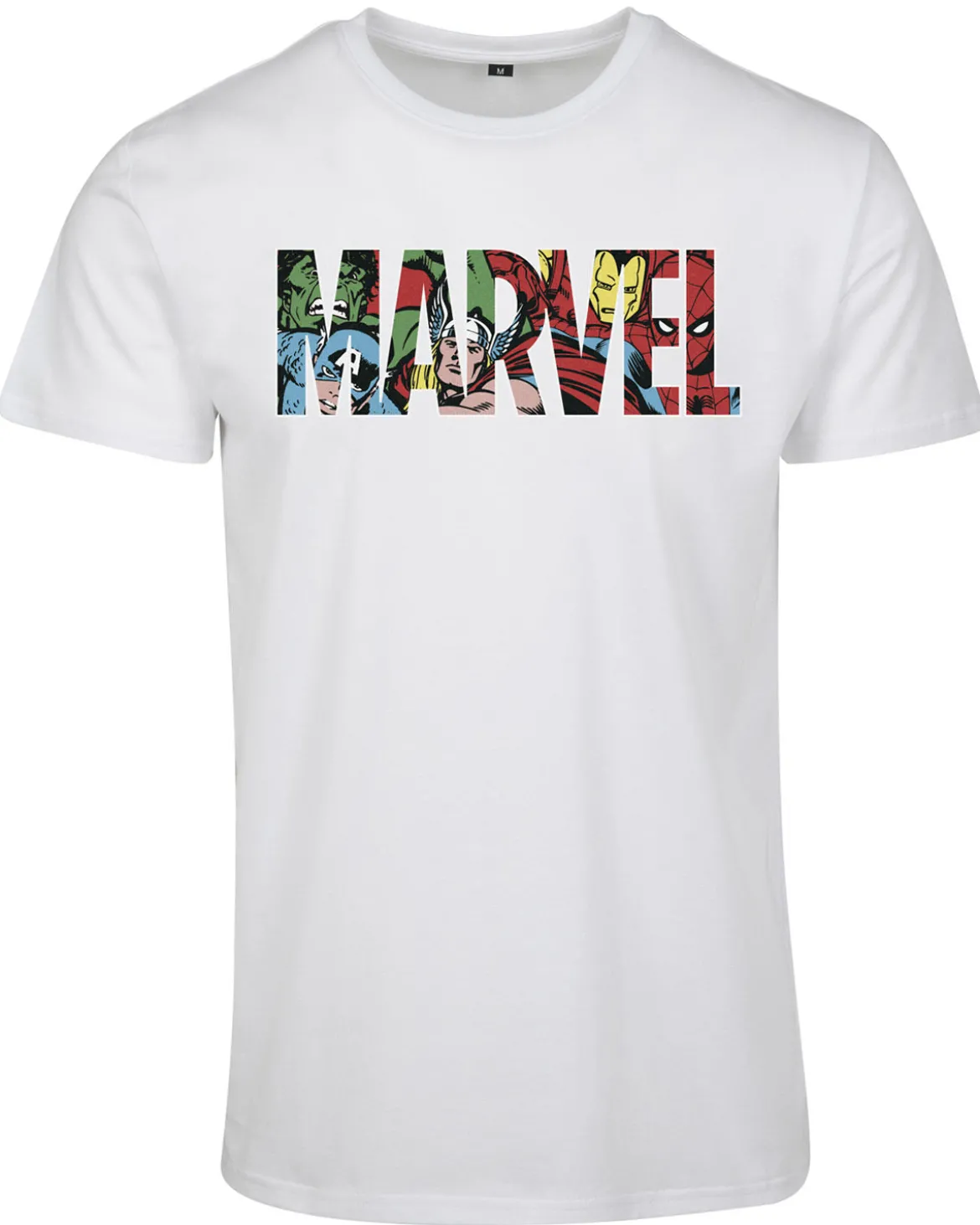 Marvel logo t-paita - Valkoinen