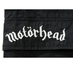 Motörhead reisitaskushortsit - Musta