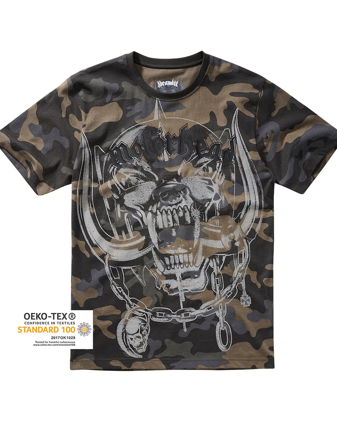 Motörhead warping t-paita - Tumma camo