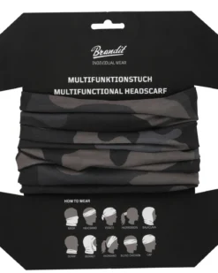 Multifunktionstuch putkihuivi - Tumma camo