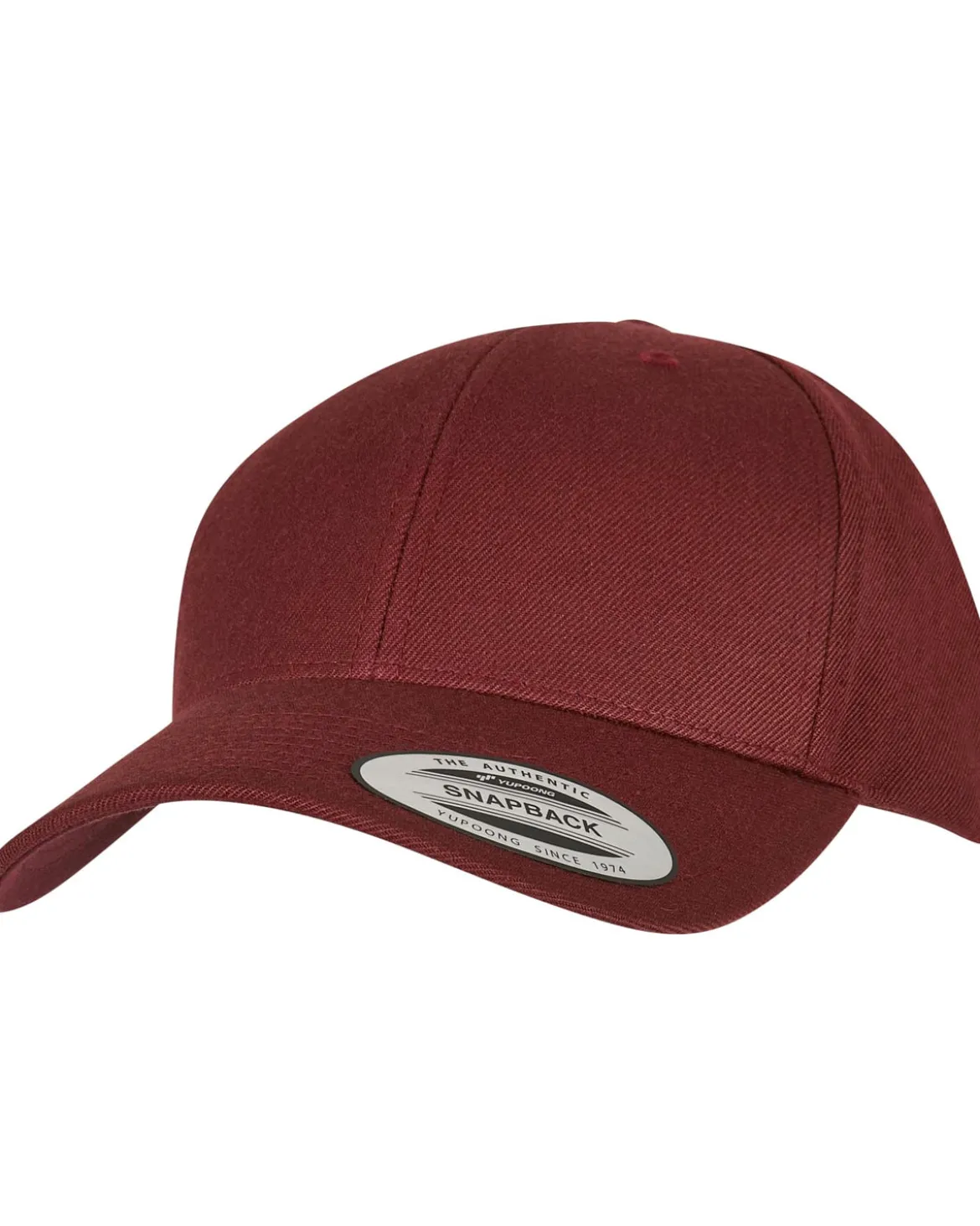 Premium curved snapback - Burgundi