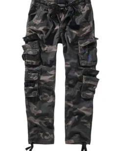 Pure slim reisitaskuhousut - Tumma camo