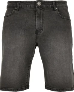 Relaxed fit farkkushortsit - Musta