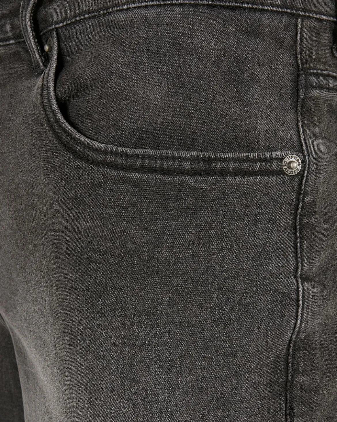 Relaxed fit farkkushortsit - Musta