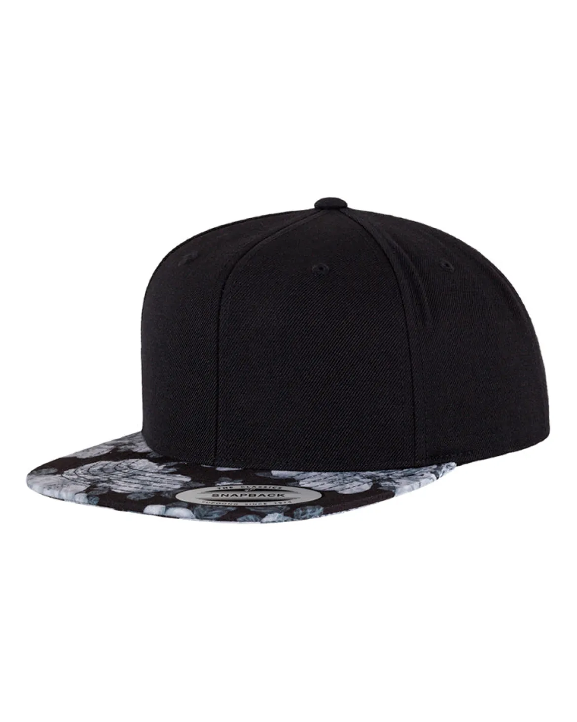 Roses snapback - Musta/Harmaa