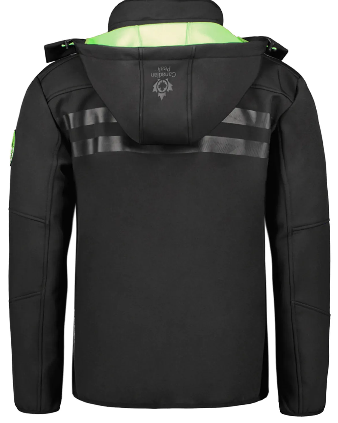 Royteak softshell-takki - Musta/Vihreä