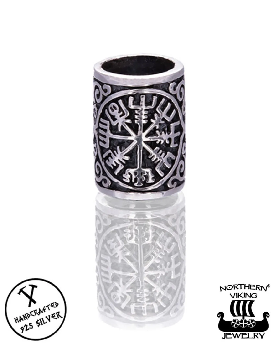Silver Vegvisir partakoru - Hopea