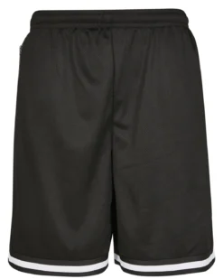 Stripe mesh shortsit - Musta/Valkoinen