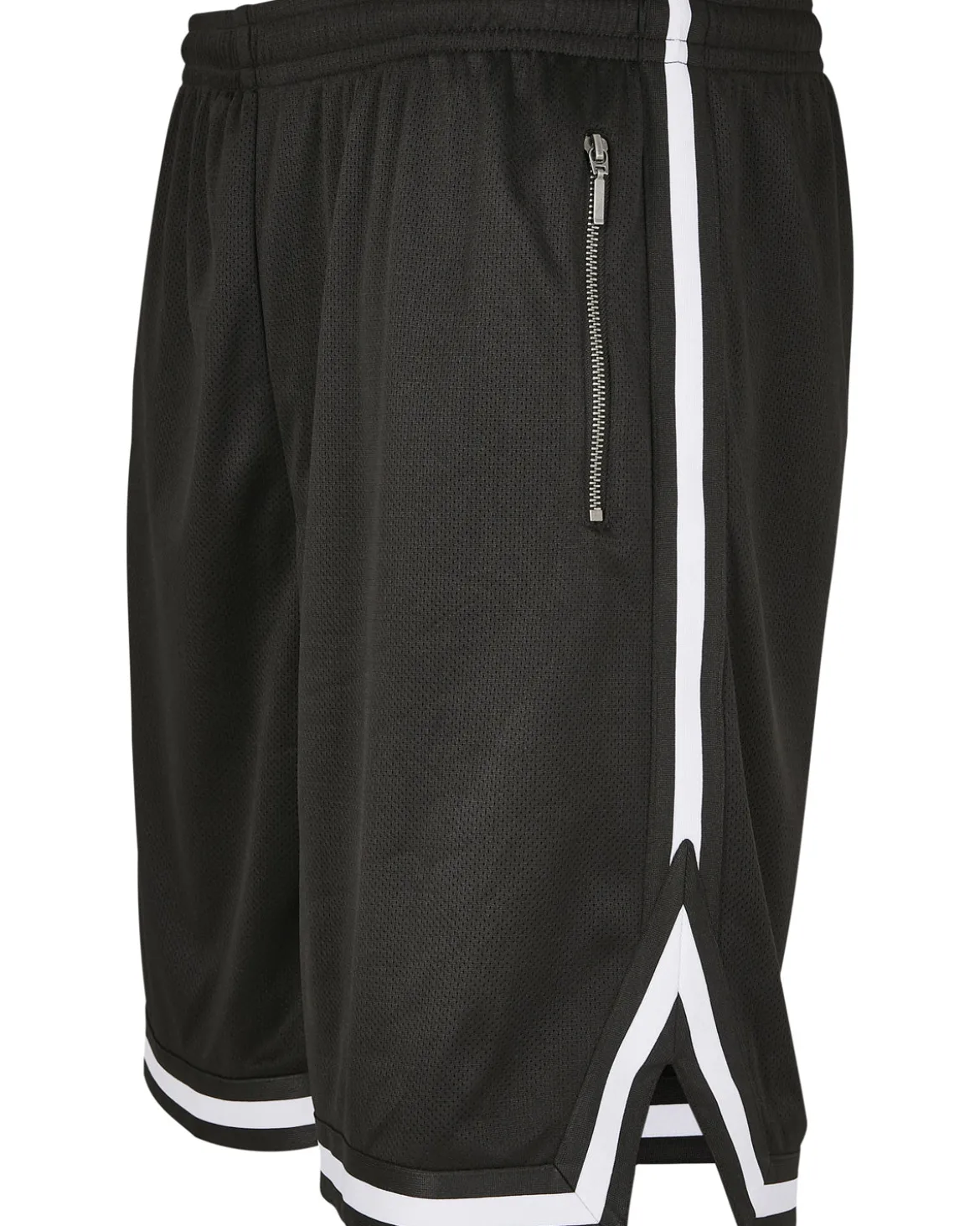 Stripe mesh shortsit - Musta/Valkoinen
