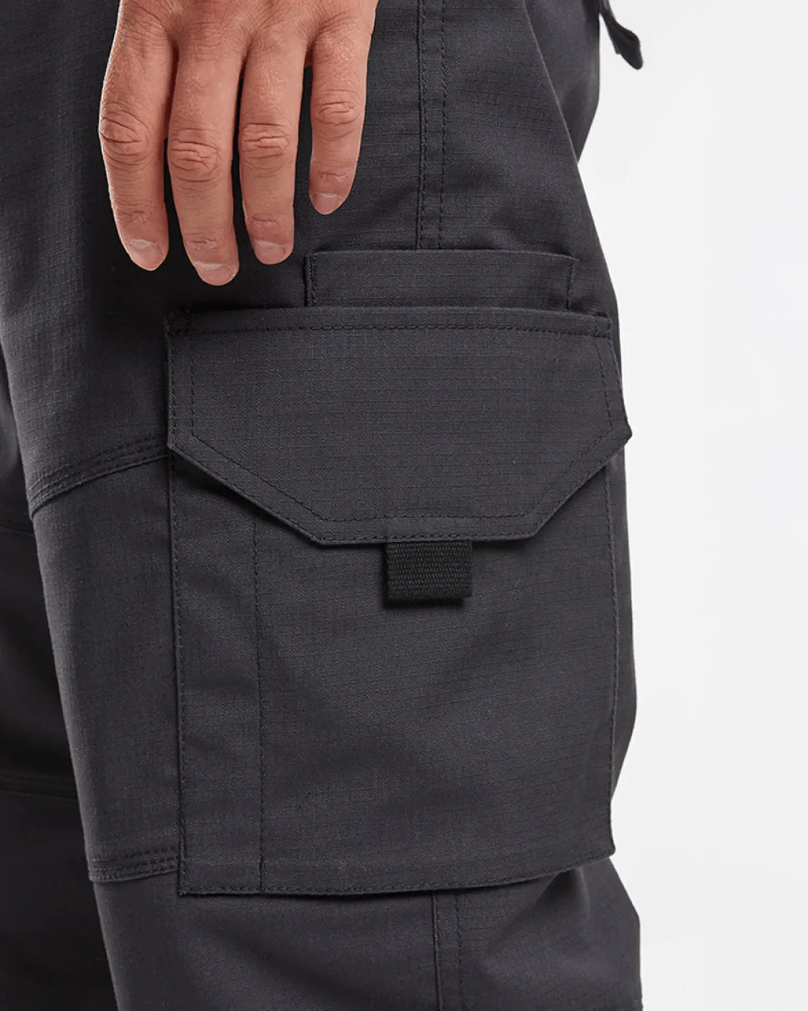 Tactical Ripstop reisitaskuhousut - Musta