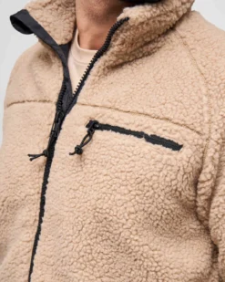 Teddyfleece takki - Kameli