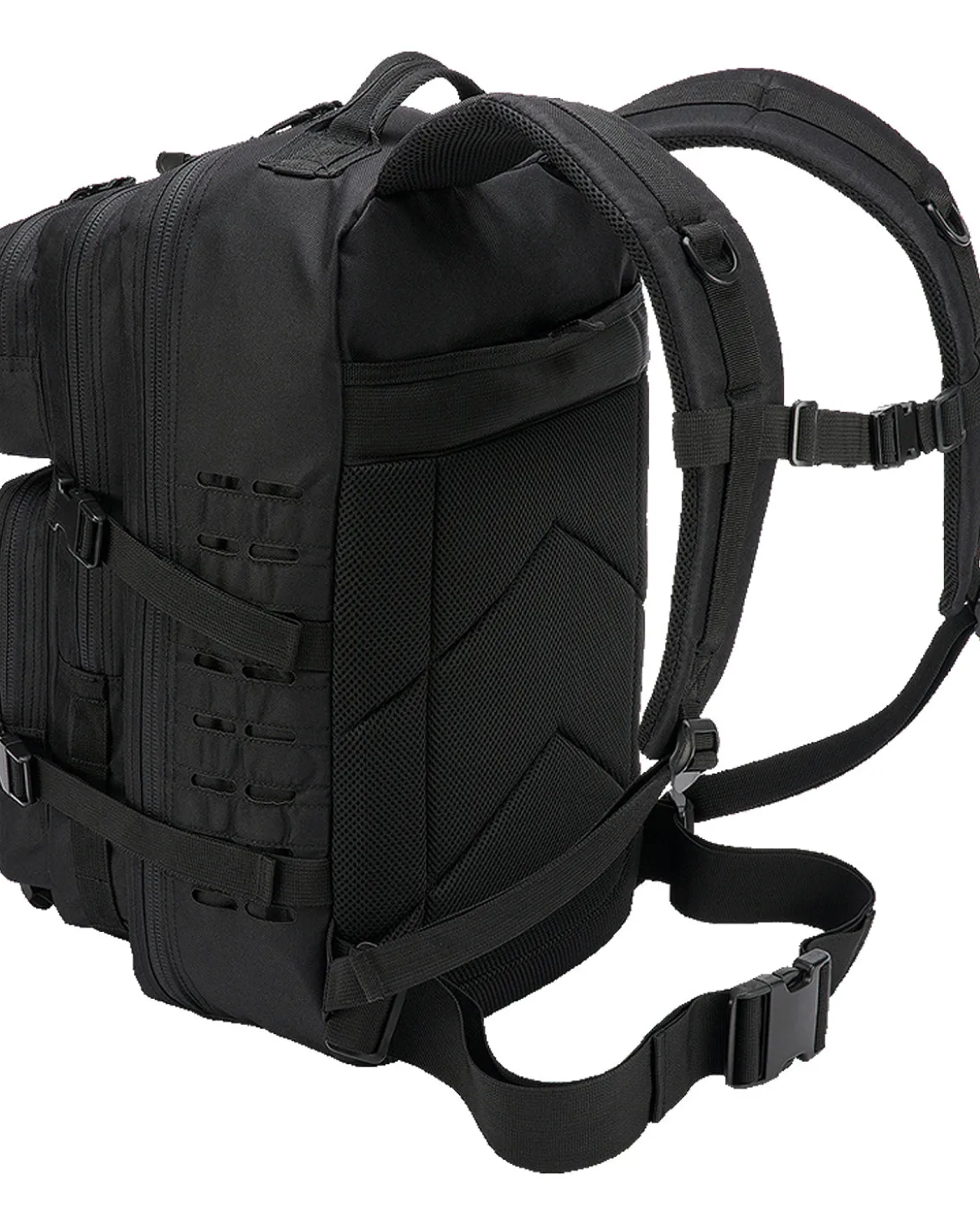 US Cooper Lasercut reppu Large - Musta