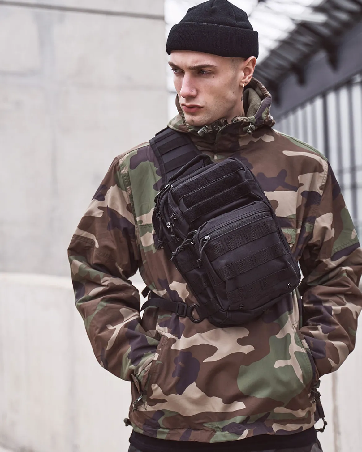 US Cooper Sling reppu - Musta