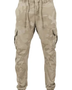 Zane reisitaskuhousut - Beige camo